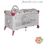 Манеж кровать ARENA 2 layers plus GREY GIRL